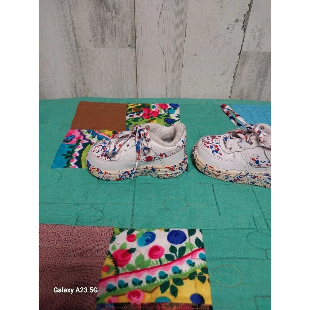 Nike Force 1LE Baby Shoes DH2926-111 Size 4C